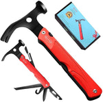 Load image into Gallery viewer, RoverTac 13-in-1 Multi Tool Christmas Gifts for Men Dad Camping Essentials Survival Gear Garden Multitool Hammer Knife Saw Tent Stake Puller Digging Tool Bottle Opener Whistle Fire Starter Mens Gifts
