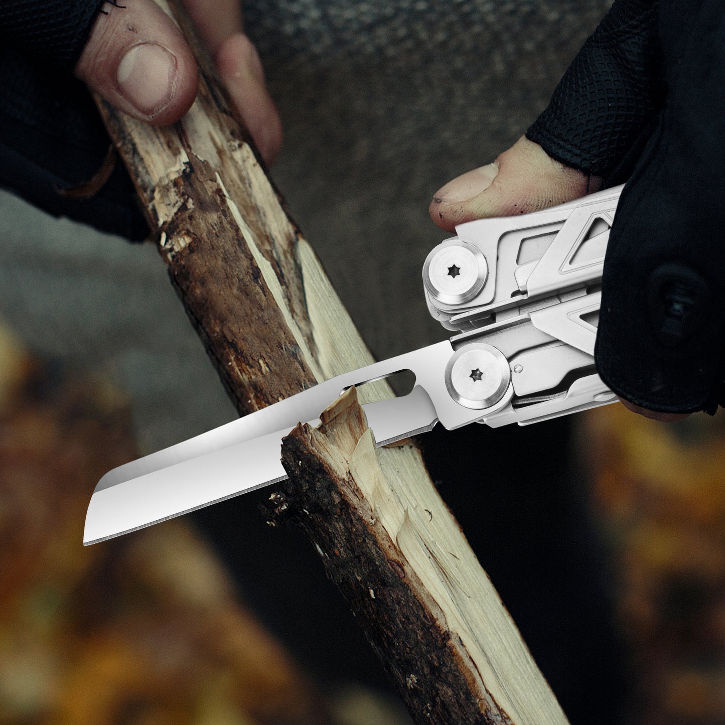 RoverTac Multi Tool Pocket Knife Tactical Camping Survival Knife Gifts for Men Dad Husband 16 in 1 Multitool Pliers Scissors Saw Corkscrew Bottle Opener Screwdrivers