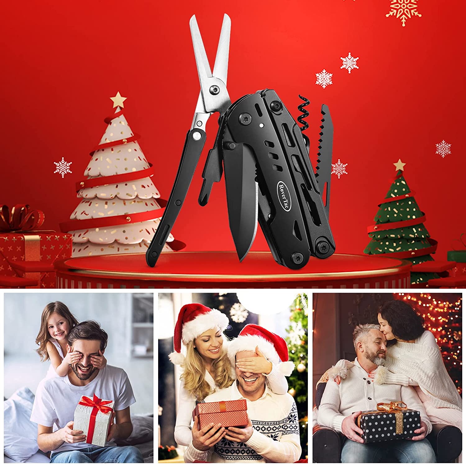 18-in-1 Multi-functional Pliers Pocket Knife Camping Tool Gifts for Men