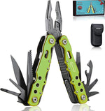 Load image into Gallery viewer, 14-in-1 Multitool Pliers-Green Screwdrivers Saw Bottle Opener Perfect for Camping Survival Hiking Repairs
