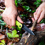 Load image into Gallery viewer, EDC Multitool Folding Knife with Safety Lock-Green  for Camping Fishing Hiking Adventuring
