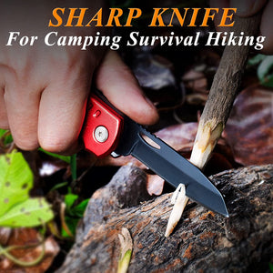 11-in-1 Upgraded Camping Tool with Safety Lock,Multitool Hatchet Accessories Survival Axe Gear Unique Gifts