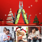 Load image into Gallery viewer, 14-in-1 Multitool Pliers-Green Screwdrivers Saw Bottle Opener Perfect for Camping Survival Hiking Repairs
