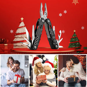 14-in-1 Multitool Pliers Pocket Knife Camping Tool Gifts for Men