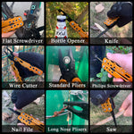 Load image into Gallery viewer, Gifts for Dad Husband Boyfriend Gifts for Him Unique Birthday Gifts for Men RoverTac 14 in 1 Multitool Pocket Knife Pliers Screwdrivers Saw Bottle Opener Perfect for Camping Survival Hiking Repairs
