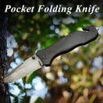 Load image into Gallery viewer, Survival EDC Folding Knife,Lightweight Flipper Knife with Pocket Clip for Men Women
