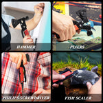 Load image into Gallery viewer, 14-IN-1 Multitool Axe Red,Saw Knife Hammer Pliers Screwdrivers Bottle Opener Durable Sheath
