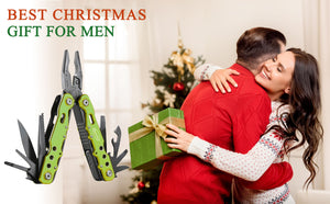 Gifts for Men Dad Husband Gifts for Him Birthday Gifts Unique Mens gifts Ideas RoverTac 14 in 1 Multitool Knife Pliers Screwdrivers Saw Bottle Opener Perfect for Camping Survival Hiking Repairs